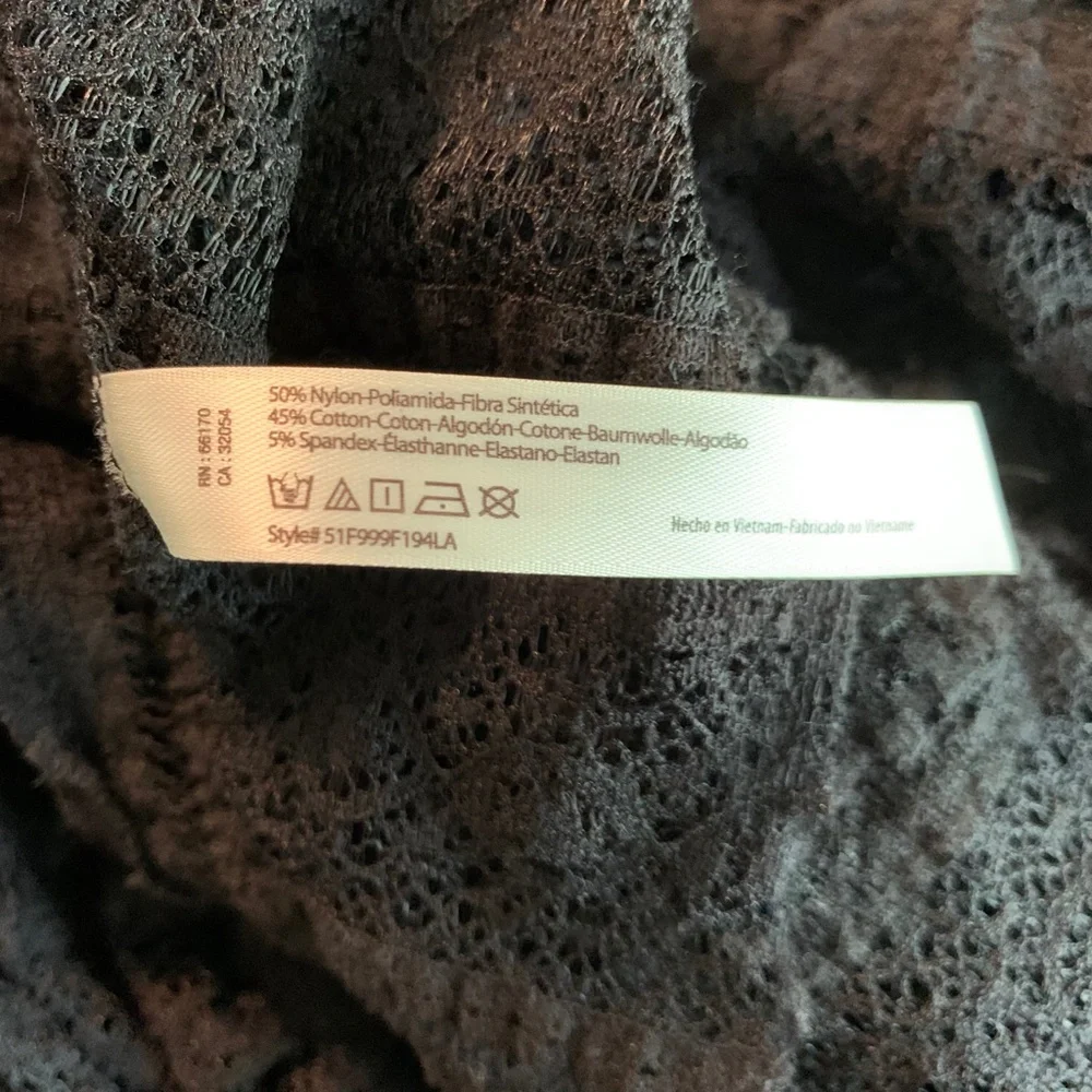 Intimately Free People black pucker lace cami/tank top - Picture 6 of 6